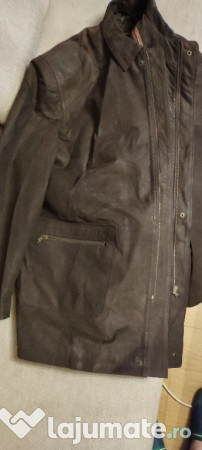 Haina piele vitel, masura foarte mare - masura 4XL sau 5XL