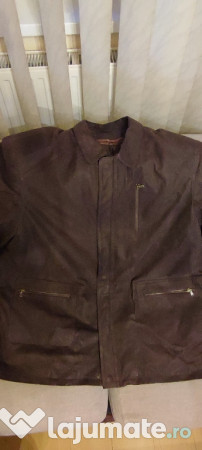 Haina piele vitel, masura foarte mare - masura 4XL sau 5XL