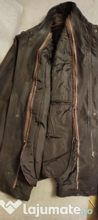 Haina piele vitel, masura foarte mare - masura 4XL sau 5XL