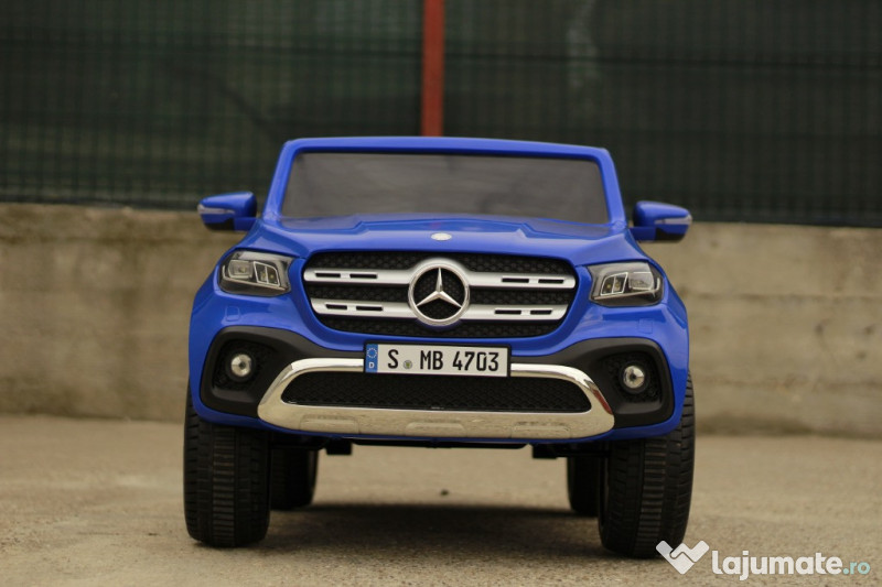 Masinuta electrică pentru 2 copii Mercedes X-Class #Blue 