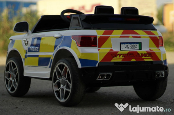 Masinuta electrica de politie BJC002 12V 90W POLICE #White