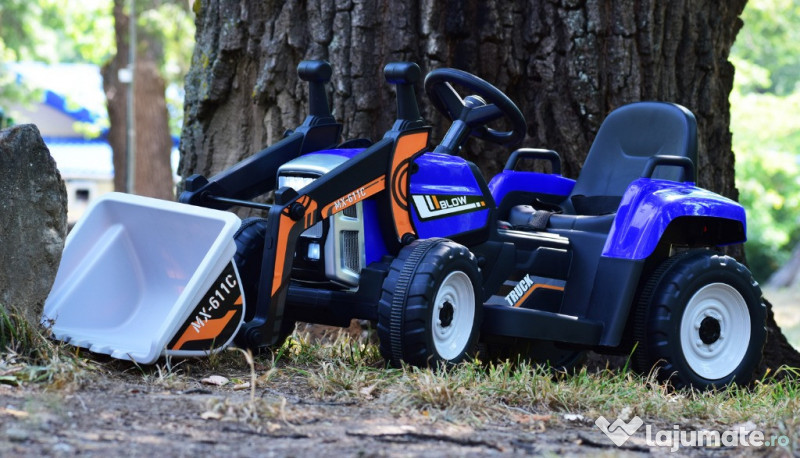 Excavator electric Kinderauto BJ611C 60W 12V #Blue