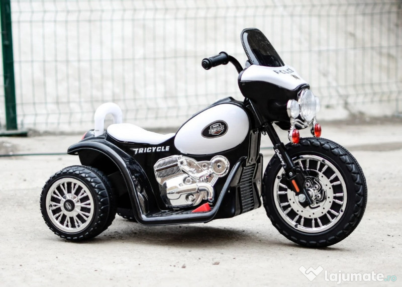 Motocicleta electrica pentru copii 1-4 ani, Kinderauto Police JT568 