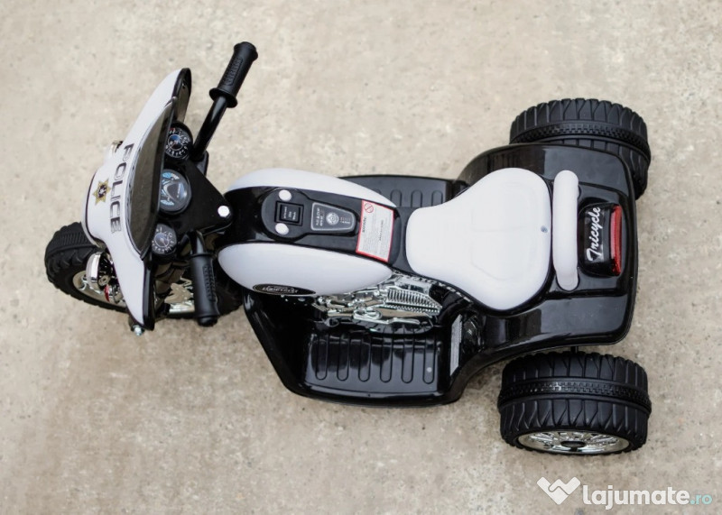 Motocicleta electrica pentru copii 1-4 ani, Kinderauto Police JT568 