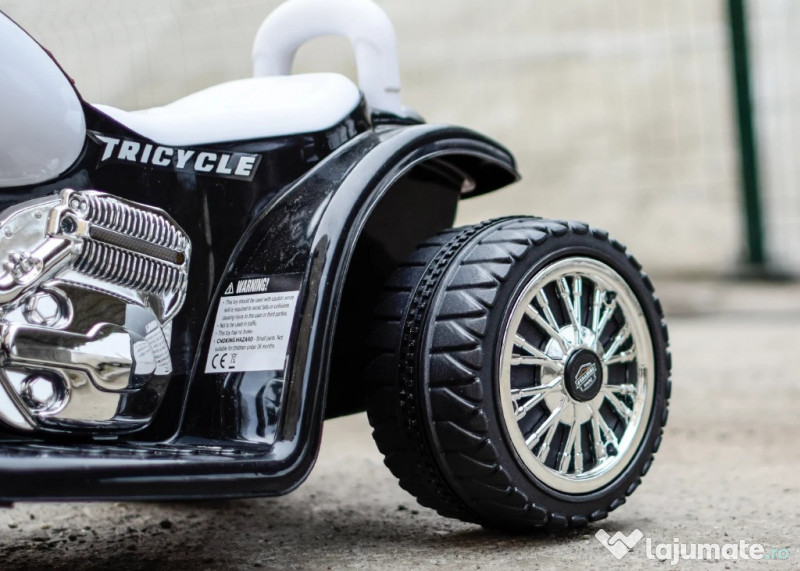 Motocicleta electrica pentru copii 1-4 ani, Kinderauto Police JT568 