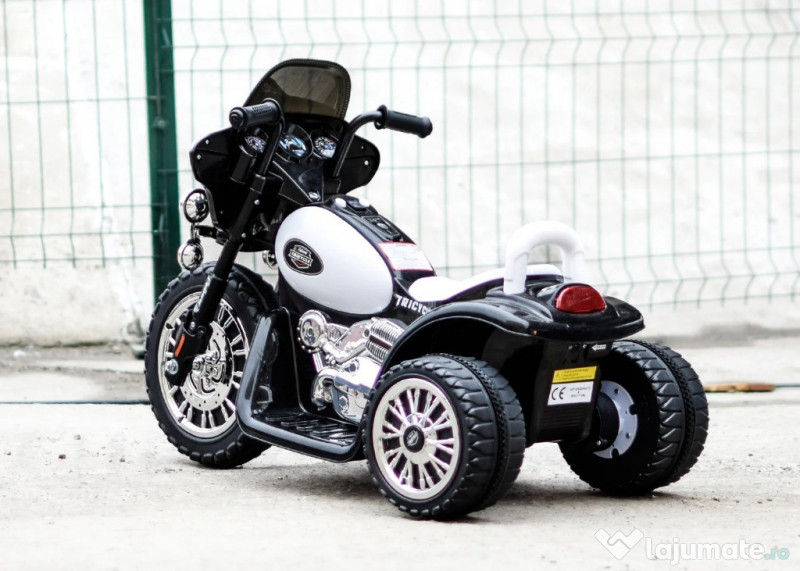 Motocicleta electrica pentru copii 1-4 ani, Kinderauto Police JT568 
