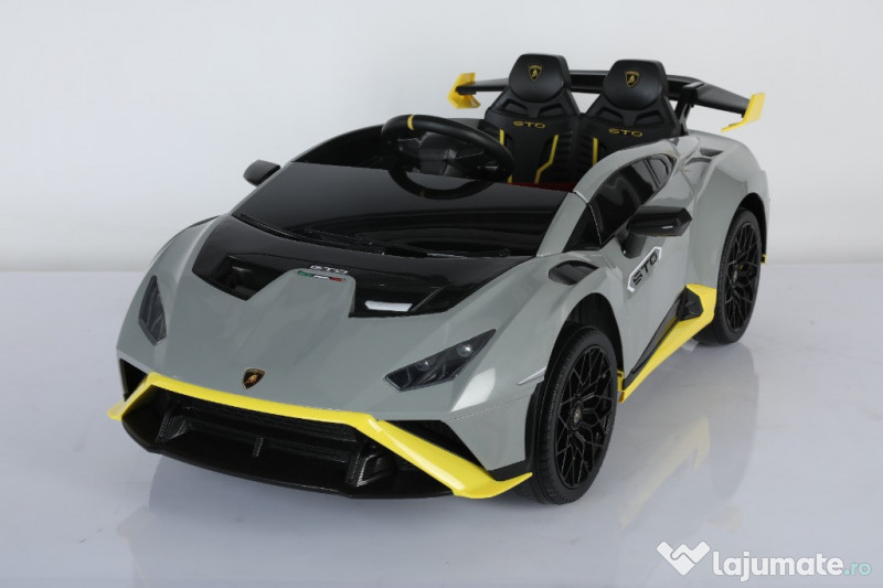 Masinuta electrica cu functie drift Lamborghini Huracan STO 2x 250W