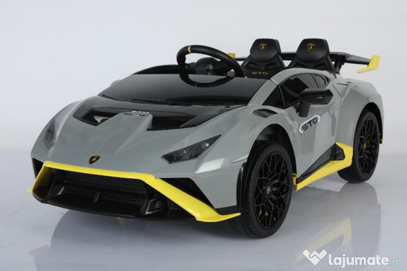 Masinuta electrica cu functie drift Lamborghini Huracan STO 2x 250W