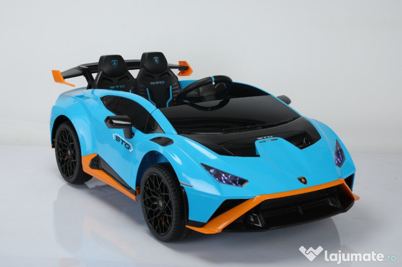 Masinuta electrica cu functie drift Lamborghini Huracan STO 2x 250W