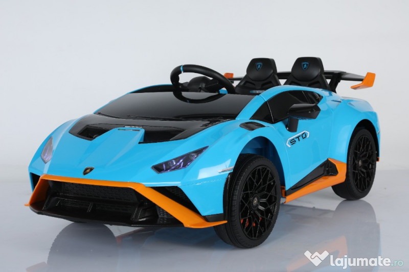 Masinuta electrica cu functie drift Lamborghini Huracan STO 2x 250W