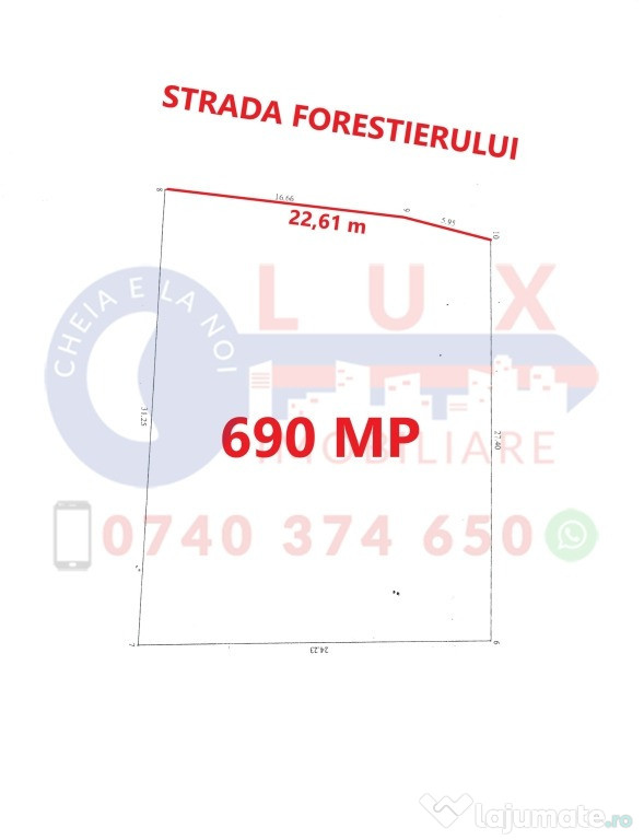 ID 7795 Teren intravilan - Strada FORESTIERULUI
