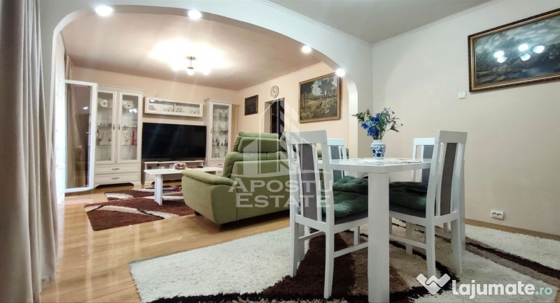 Apartament 4 camere, centrala proprie, zona Miorita