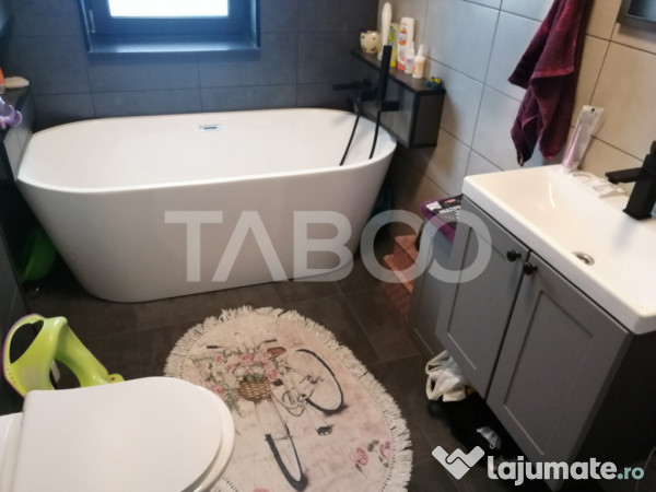 Casa tip duplex 5 camere 120 mpu complet mobilata si utilata 