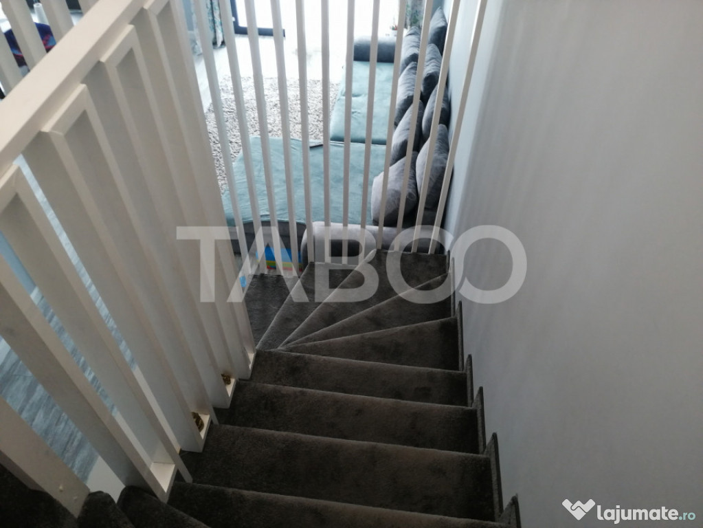 Casa tip duplex 5 camere 120 mpu complet mobilata si utilata 