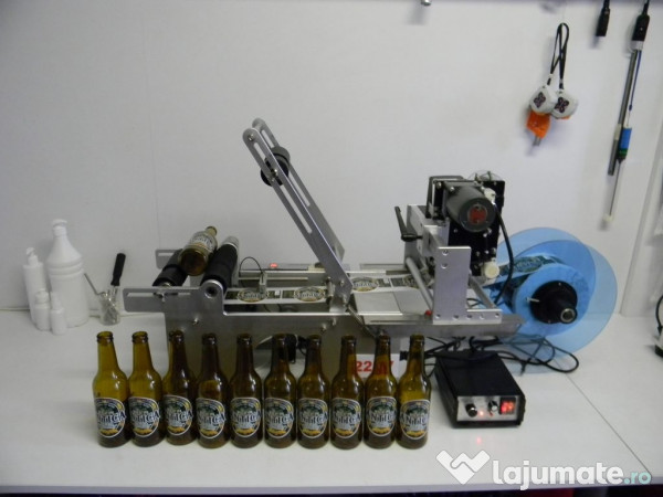 Masina etichetare sticle de bere 