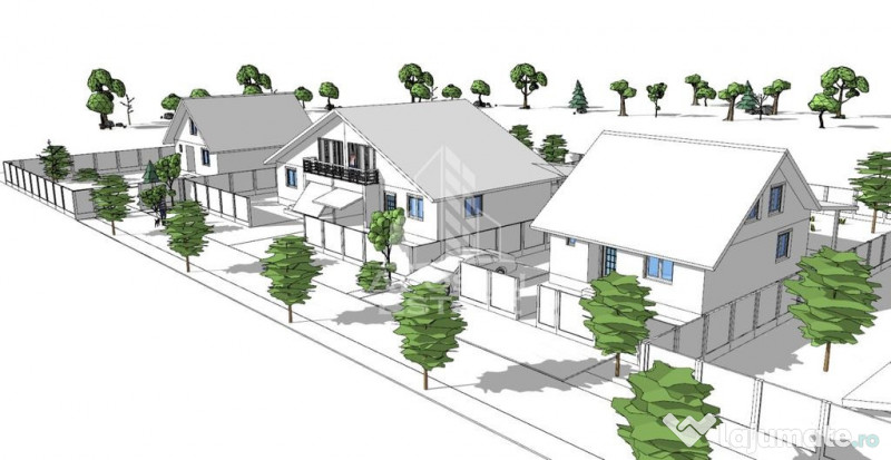 Jumatate de duplex nou cu 4 camere,Parta