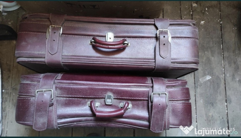 Valize mari, de transport, din anii 70-80 