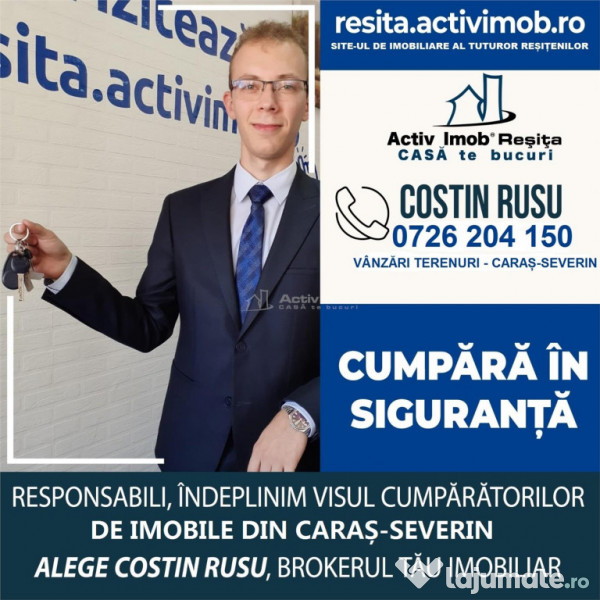 Resita, Teren Intravilan Langa Oras, 5265 Mp., 6,6 Euro/Mp., 
