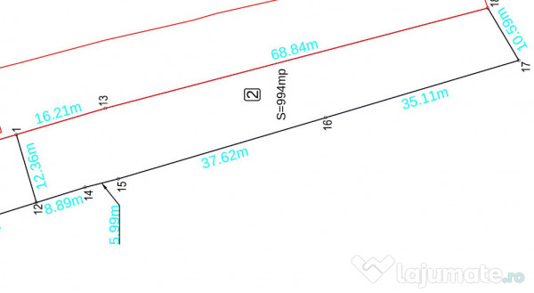 Teren intravilan pentru constructie casa individuala, Lona