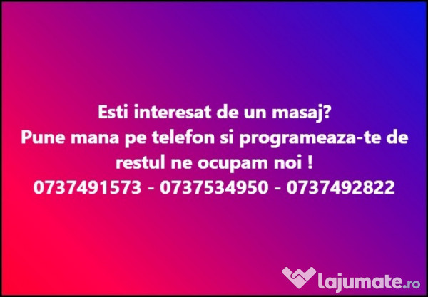 Masaj de Relaxare Profesionalism și Răsfăț 