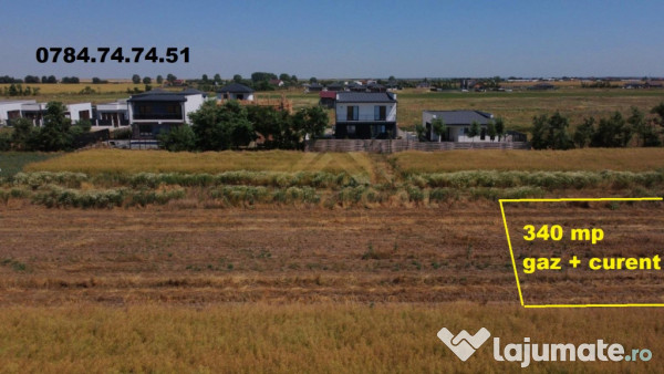 Teren INTRAVILAN / gaz si curent / com Berceni 