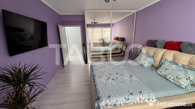 Apartament cu 3 camere de vanzare 80mp mobilat utilat terasa