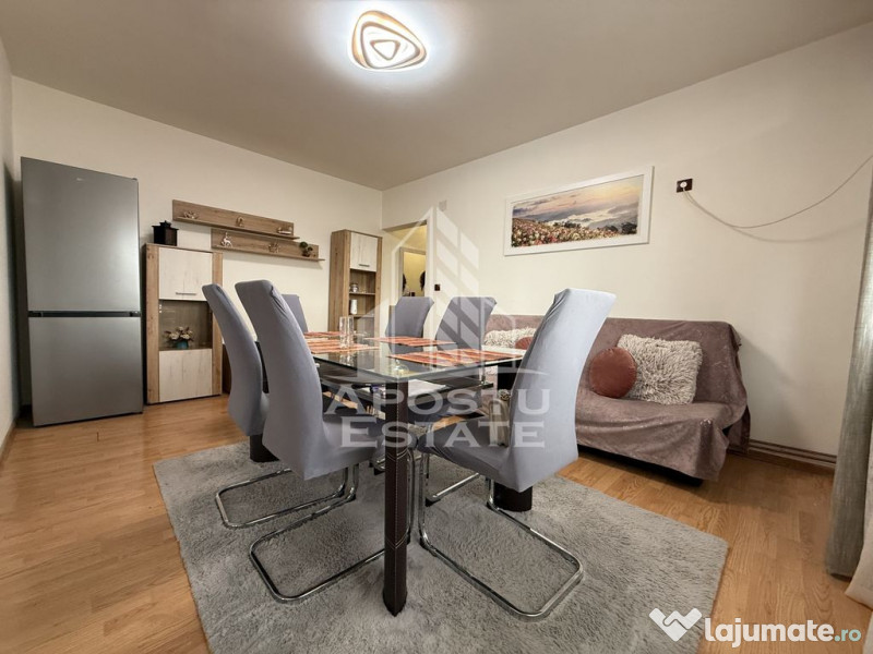Apartament cu 3 camere, centrala proprie, zona Soarelui 