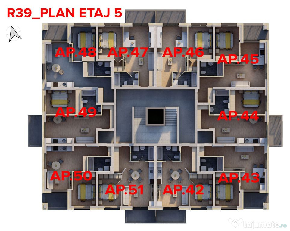Apartament nou complex ARED - Comision 0% 