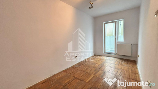 Apartament cu 2 camere, etajul intai, balcon 