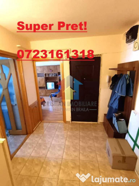 Pret Excelent! Ap 2 camere, Radu Negru, 2 balcoane 