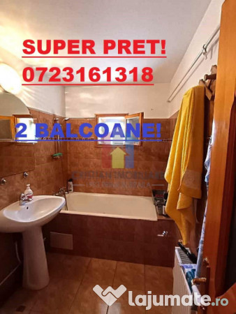Pret Excelent! Ap 2 camere, Radu Negru, 2 balcoane 