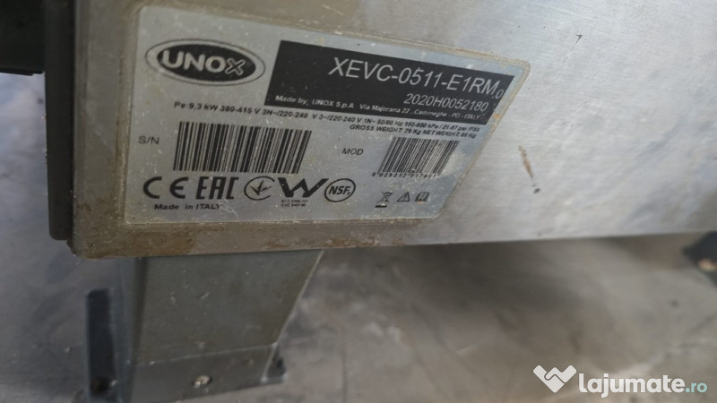 Cuptor pentru gastronomie UNOX CHEFTOP MIND Congelator inox, 2 usi-sh 