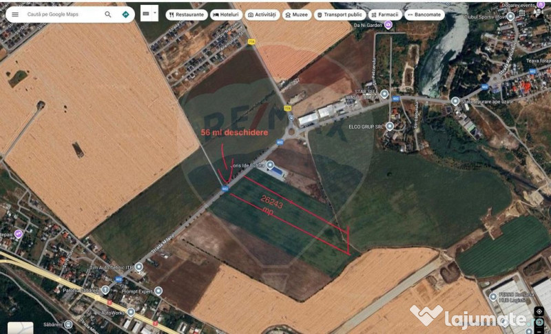 VANZARE Teren intravilan industrial BUFTEA/Strada Milano/... 