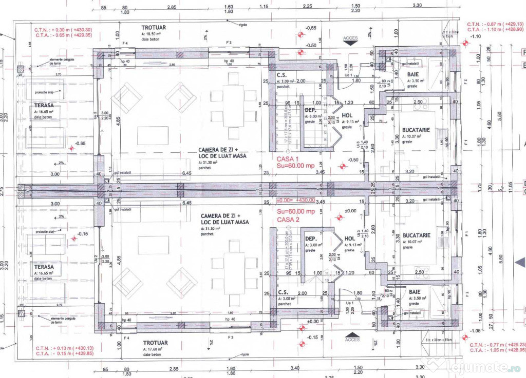 Casa tip Duplex,zona Centura Sud 