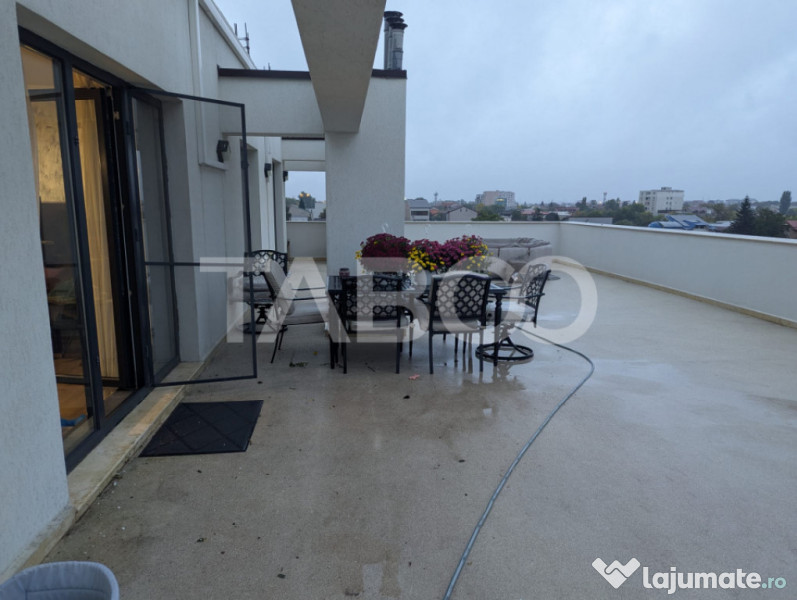 De vanzare Penthouse lux Andronache 4 camere terasa 2 locuri 