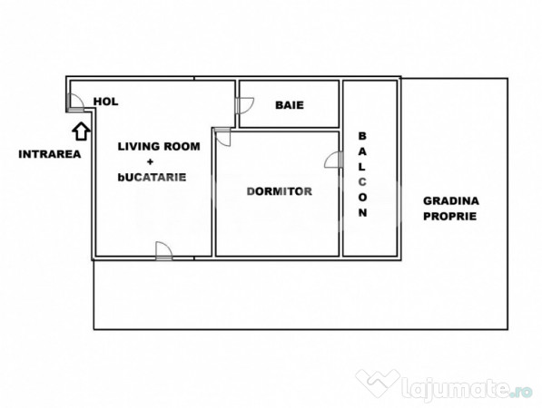 Apartament de vazare 2 camere cu gradina proprie de 86 mp si
