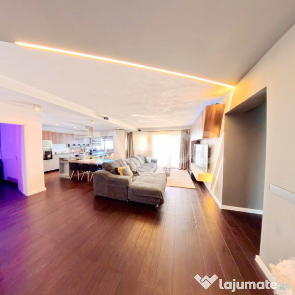 De vanzare apartament 3 camere si terasa in vila cartierul E