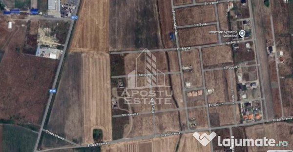 Teren 602 mp, Sacalaz, zona de case noi, zona La Pausa