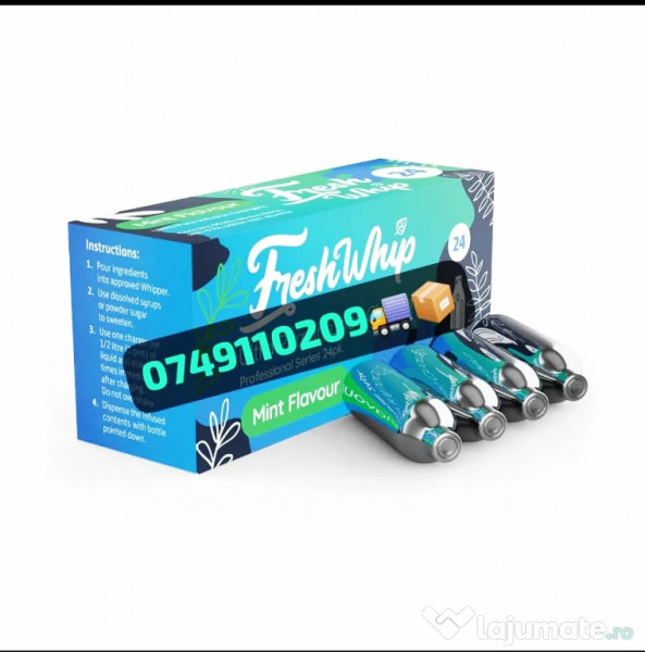 Butelii Whip / Capsule Frisca / Baloane NON-STOP / Crackers 