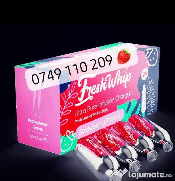 Butelii Whip / Capsule Frisca / Baloane NON-STOP / Crackers 