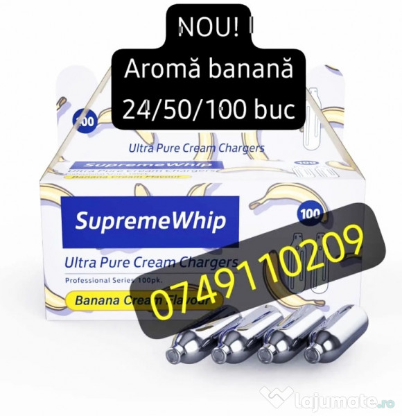 Butelii Whip / Capsule Frisca / Baloane NON-STOP / Crackers 