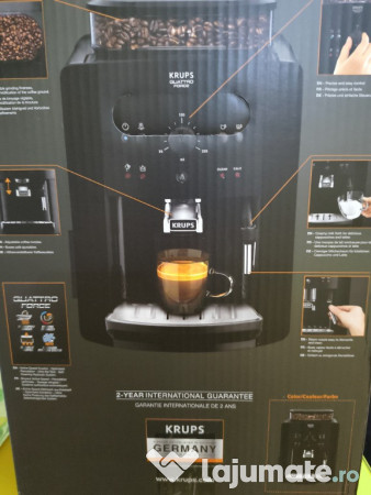 Espressor automatic Krups EA811010, tehnologie avansată. Nou. 