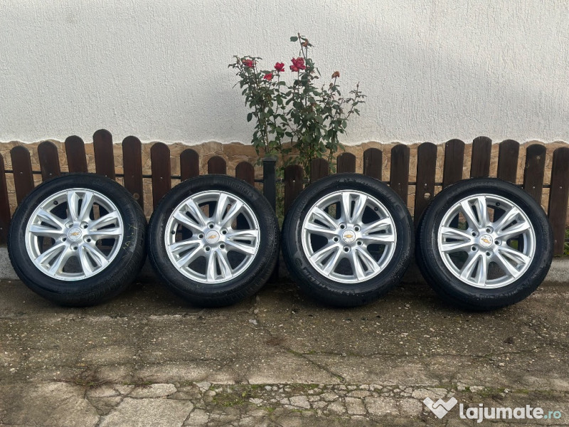 Jante aliaj*roti pe 16”Chevrolet*Opel*cauciucuri iarna+vara 205x55x16 