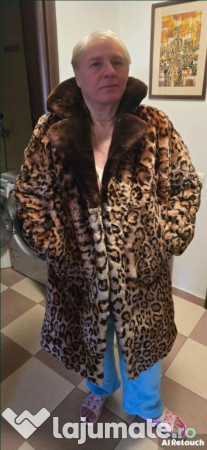 Cojoc Animal Print (Blana Naturala 100%) 