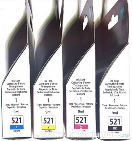Cartuse originale cerneală CANON CLI-521 