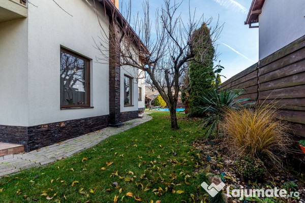 VILĂ MODERNĂ CU PISCINĂ, SAUNĂ- COMISION 0% – ARADU... 