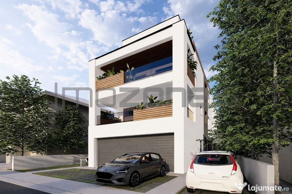 4 camere cu terasa de 22 mp, 3 bai, etaj 1/3, FINISAT MOD... 