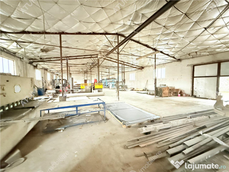 Hala industriala 1200 mp utili de inchiriat in Cisnadie 