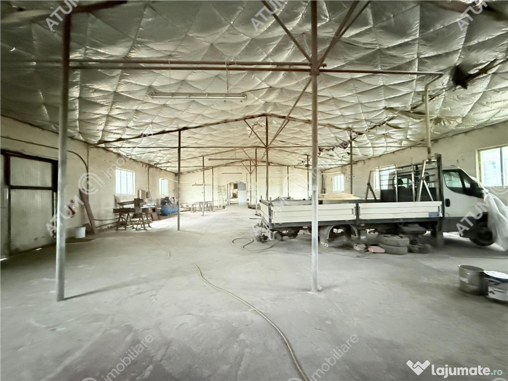 Hala industriala 1200 mp utili de inchiriat in Cisnadie 