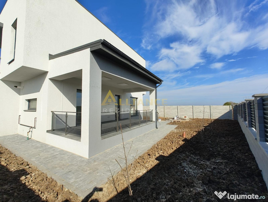 Vila individuala cu 4 camere 3 bai teren 364mp